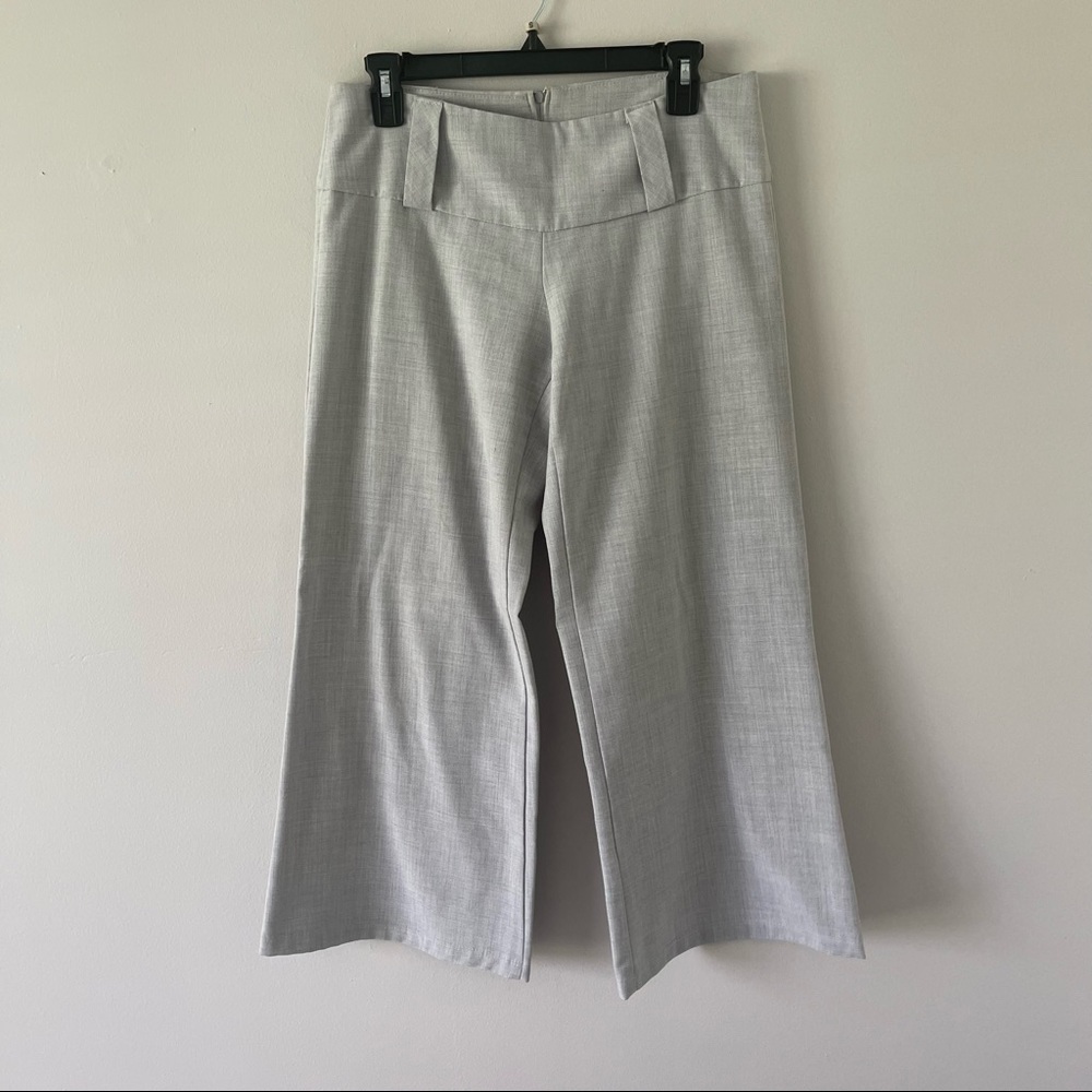 Body central flared Capri pants